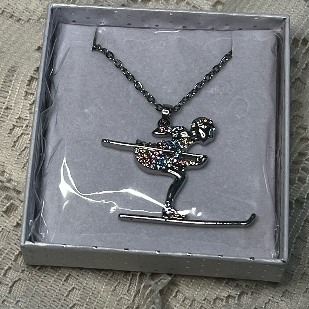 Skier Girl Necklace